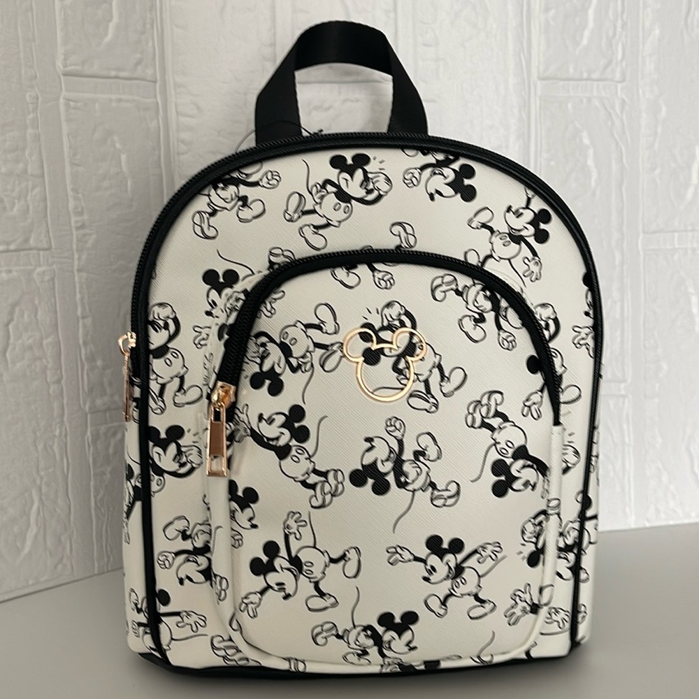 Disney Mickey Mouse Character Prints Mini Backpack NWT